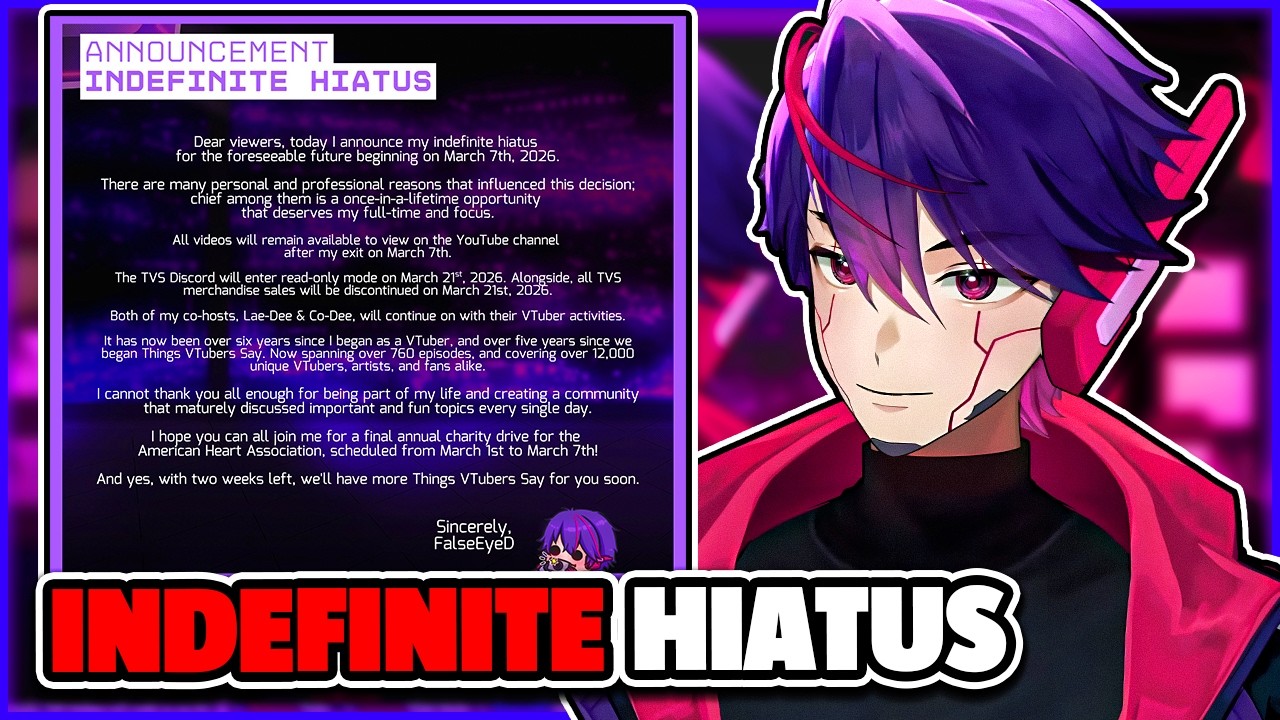 End of an Era (FalseEyed Hiatus)