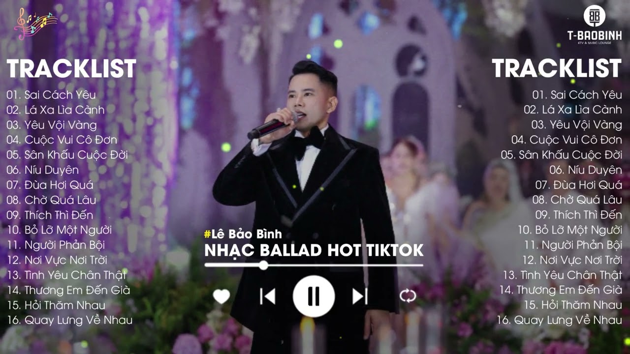 Sai Cách Yêu x Lá Xa Lìa Cành - Lê Bảo Bình | Dễ Ngủ Hơn Với Tuyển Tập Nhạc Ballad Êm Dịu