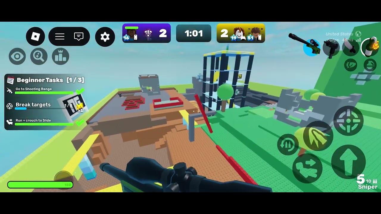 Unbelievable sniper kills!! Rivals 2v1… ( I lost ) 