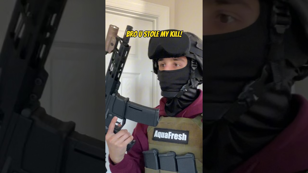 😂When someone steals your kill in airsoft💀 #airsoftmemes