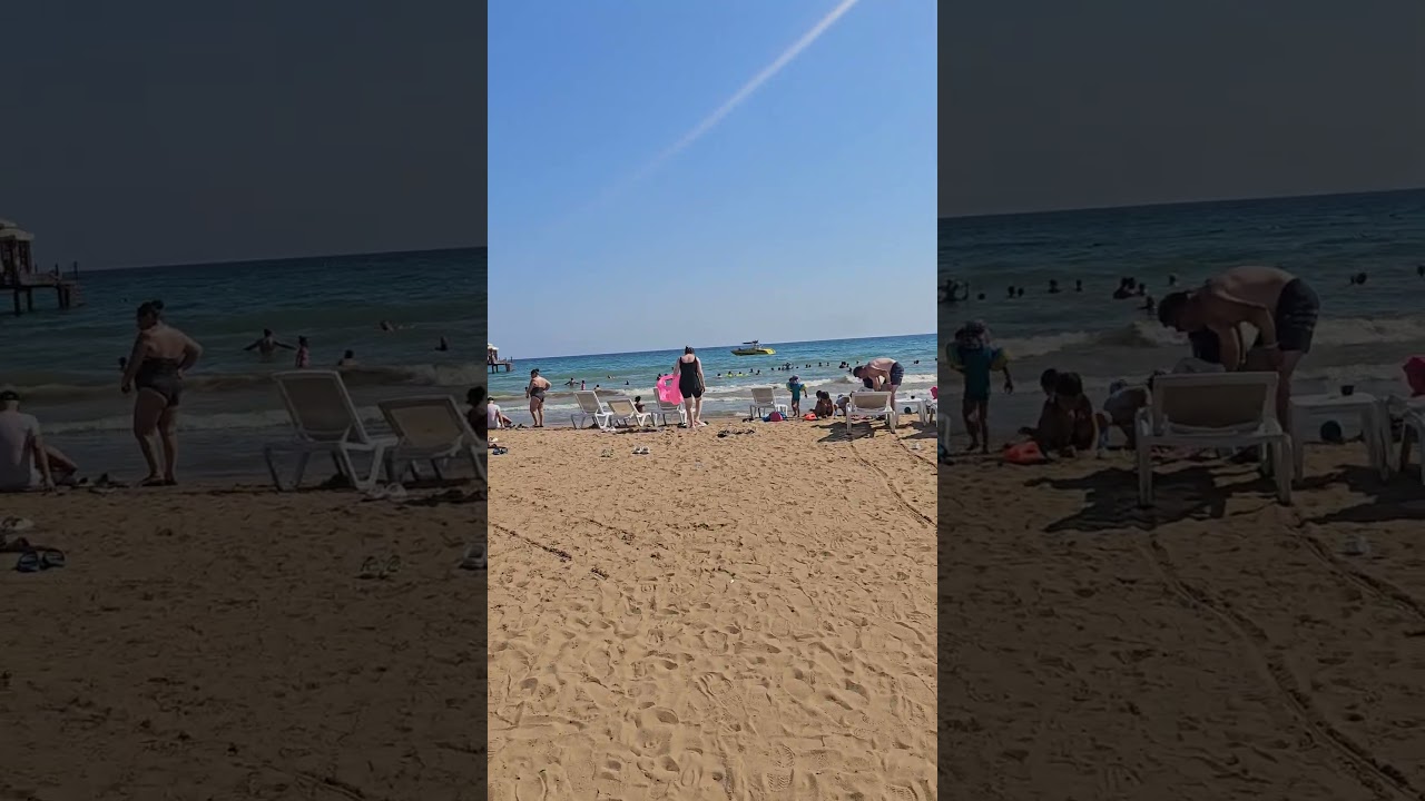 Antalya nın en g&uuml;zel sahili #antalya #summer #tatil #sahil #kum #shorts #shortvideo #shortsfeed