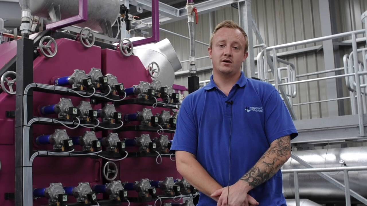 Duffryn biomass boiler