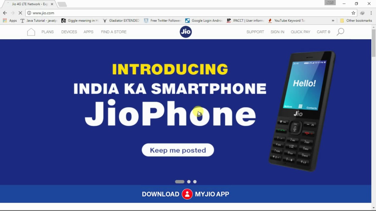 JIO Free Phone Online? &ndash; Pre Booking/ Registration JIO Mobile ! How To Buy JIO Free Phone