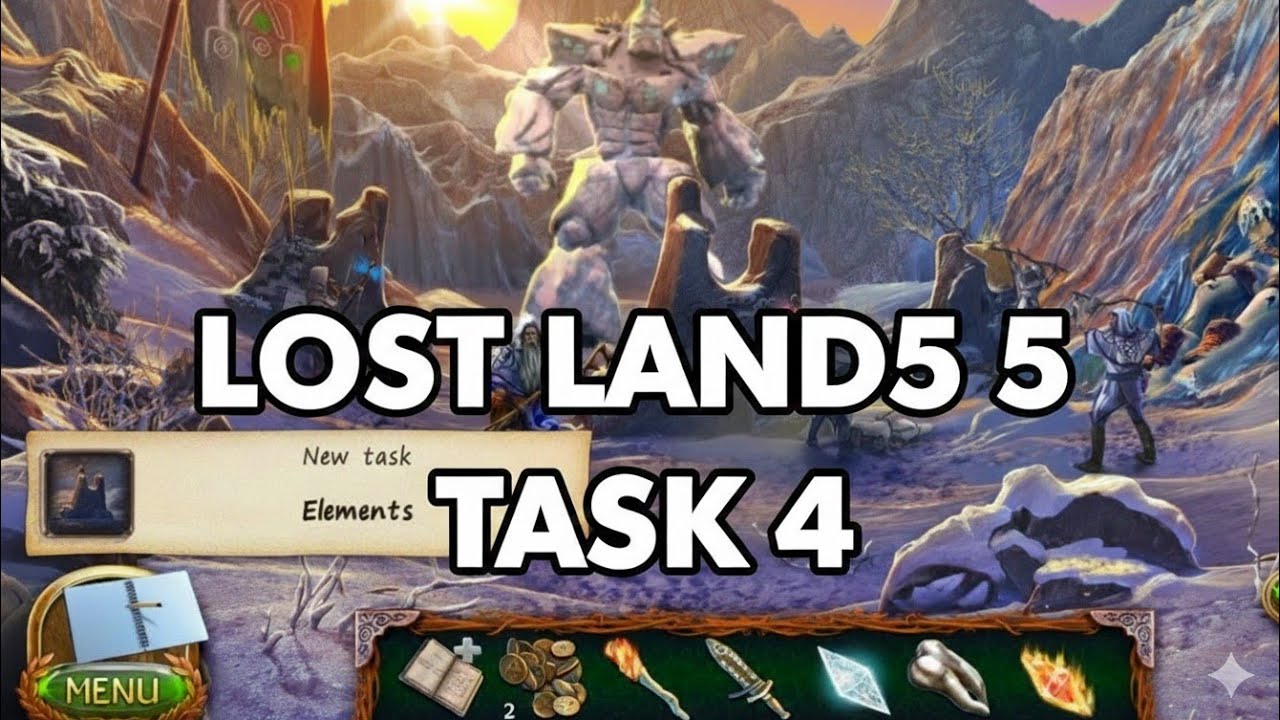 Lost Lands 5: Ice Spell – Task 4 Element Walkthrough | Full Puzzle Guide | Clue Hunter 1M