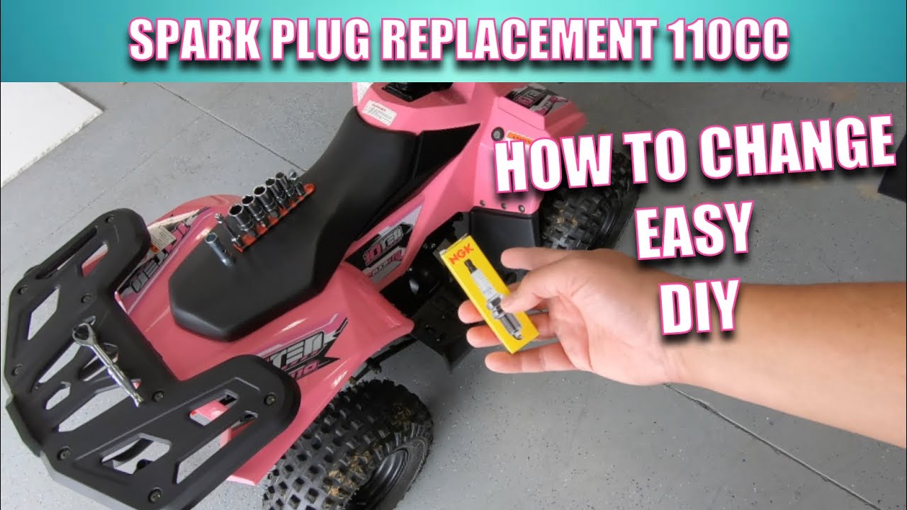 Chinese ATV Spark Plug Change | How to Change a Spark Plug on an ATV or Dirt Bike 110cc 125cc🔧