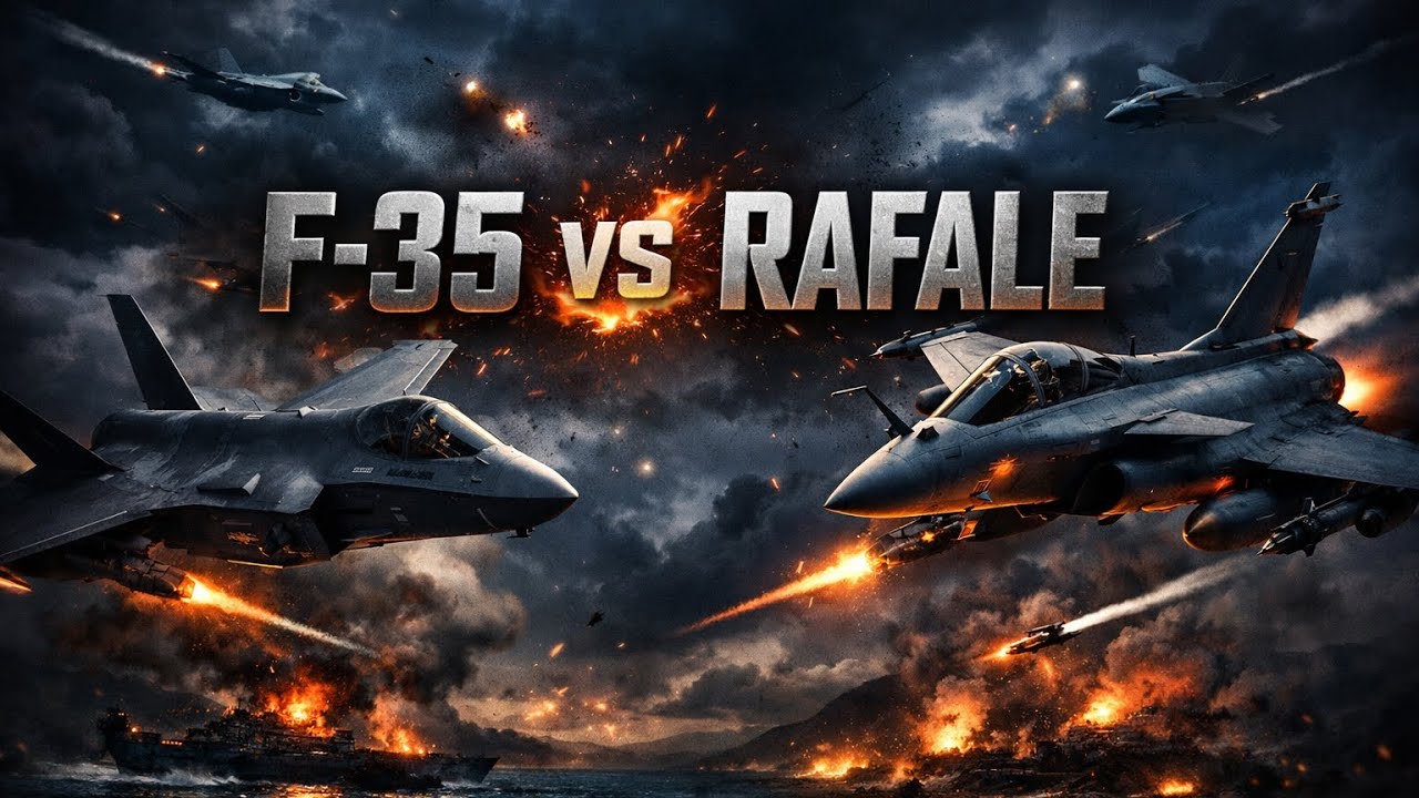 -35 vs Rafale 🔥 Ultimate 5th Gen vs 4.5 Gen Fighter Jet Comparison