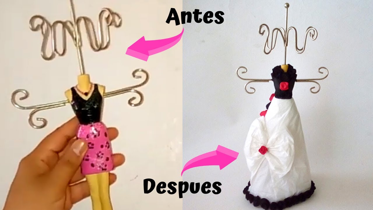 👗Redecorando un Maniquí Porta-joyas