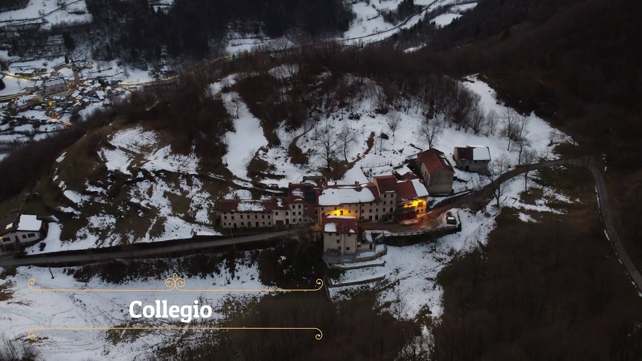 Val di Ferro e le contra' d'Arsiero dal drone.