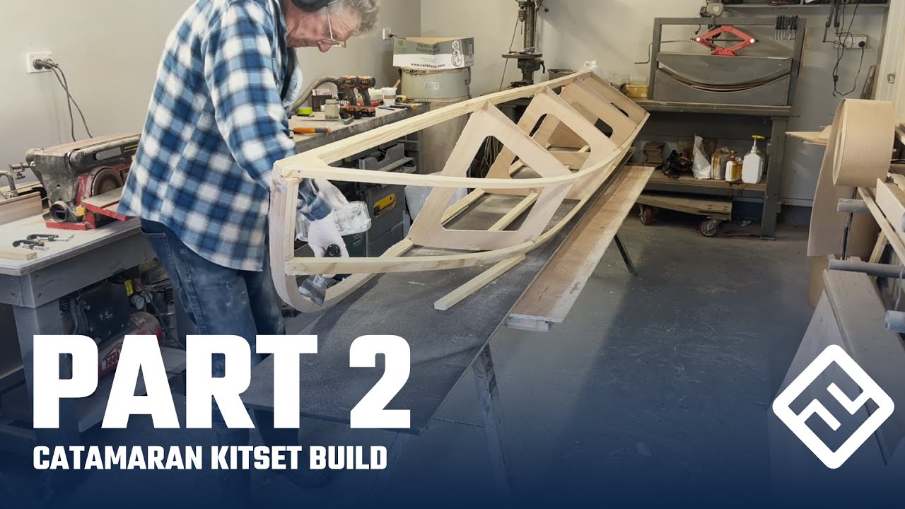 DIY Catamaran boat building Part 2 - Form and Float