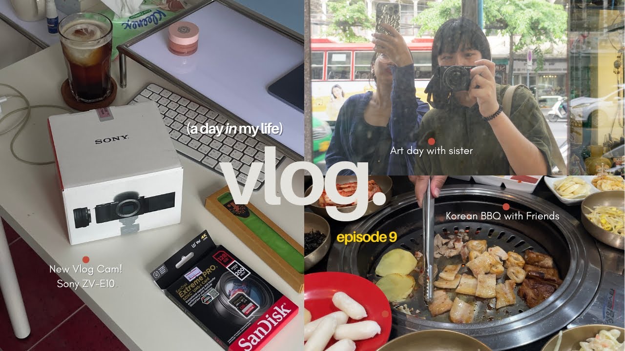 EN/Vlog - a day in my life vlog: episode 9 - KR BBQ, Kodaline, Welcome ZV-E10! 📷 #elitelab_