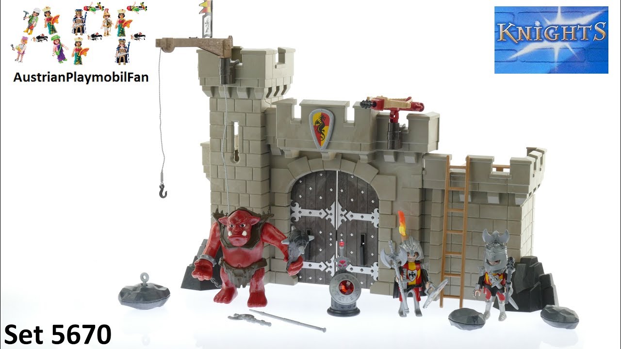 Playmobil Knights 5670 Burgtor mit Riesentroll - Playmobil Build Review