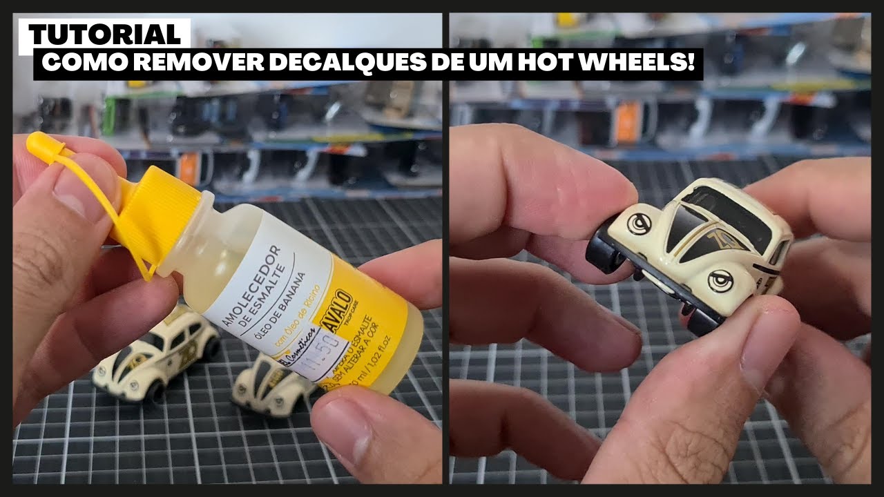 Como remover decalque de um Hot Wheels!