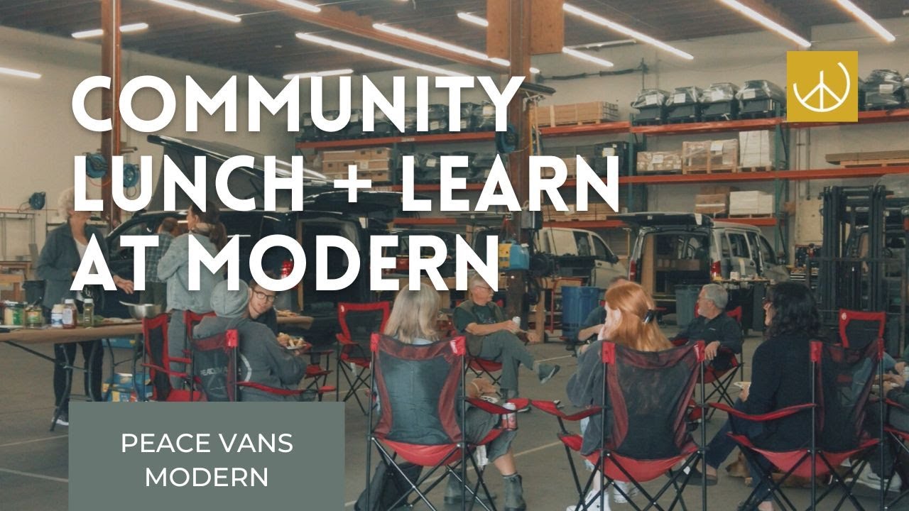 Community Lunch and Learn at Peace Vans Modern