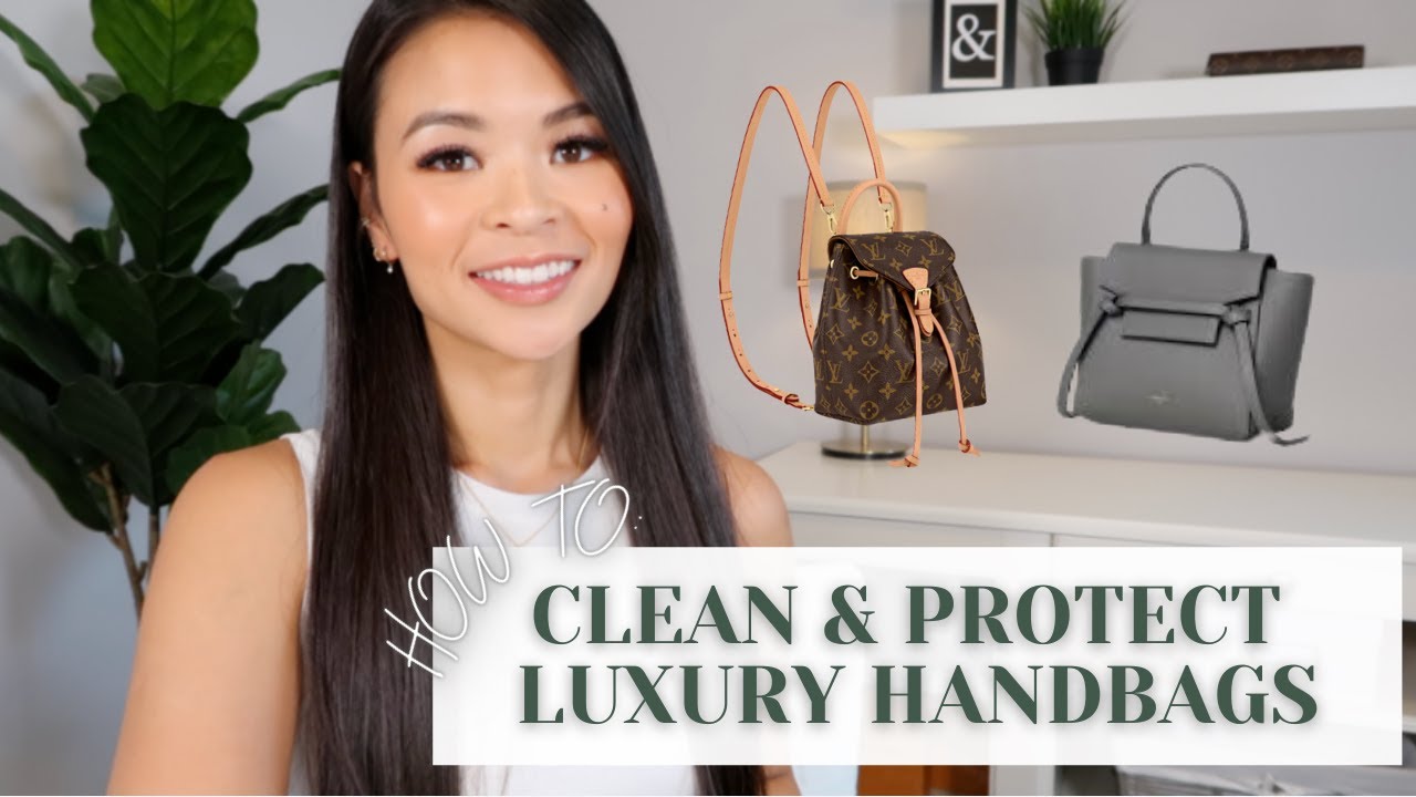 HOW I CLEAN AND PROTECT MY LUXURY HANDBAGS | Irene Simply