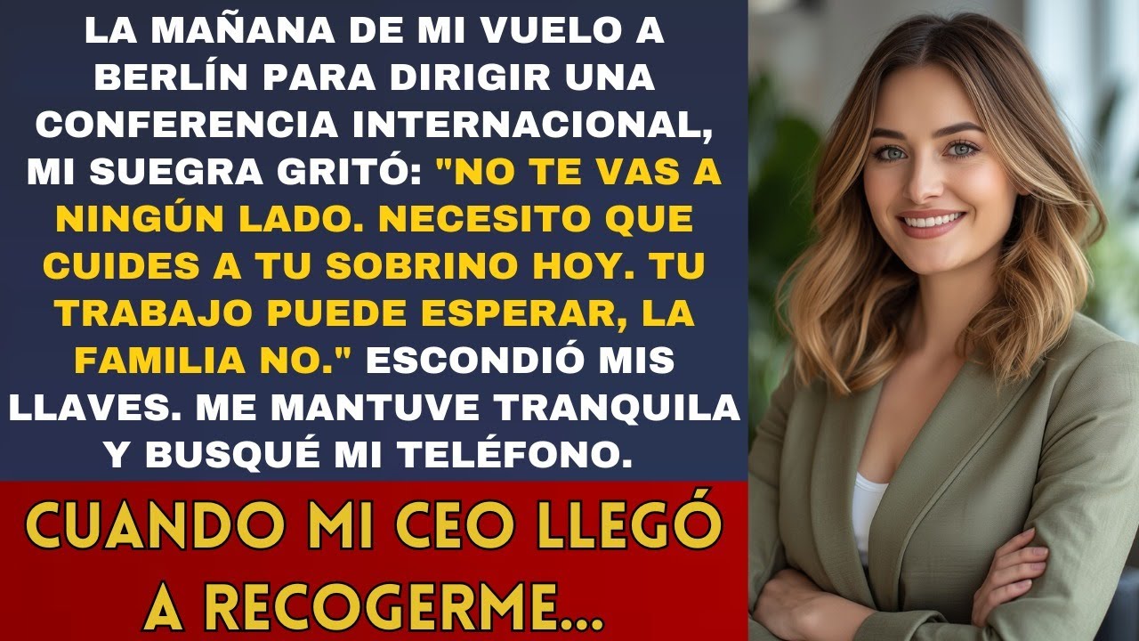 Mi Suegra Me Hizo Perdérmela Conferencia Más Importante de Mi Carrera — Hasta que