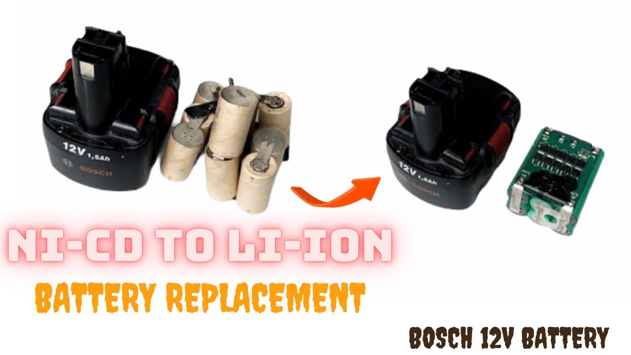 Bosch 12v battery Restoration| diy li-ion battery