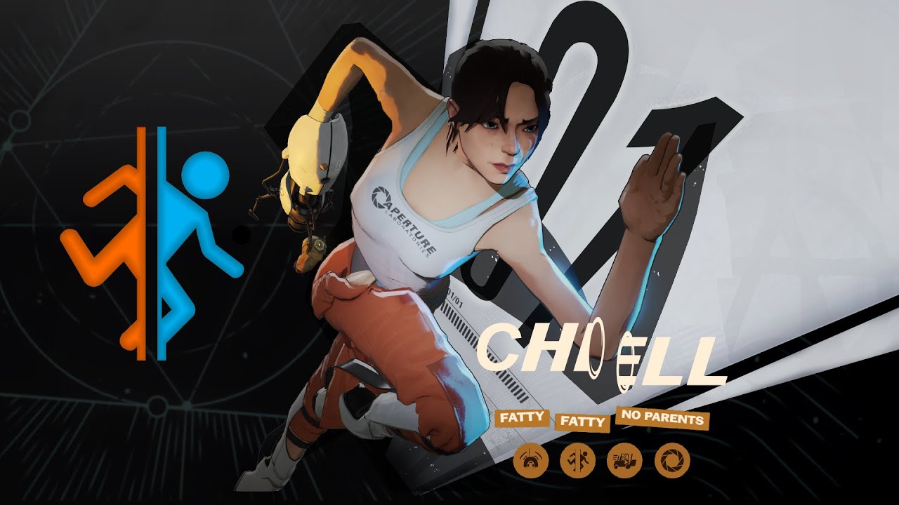 Portal 2 Chell in Deadlock