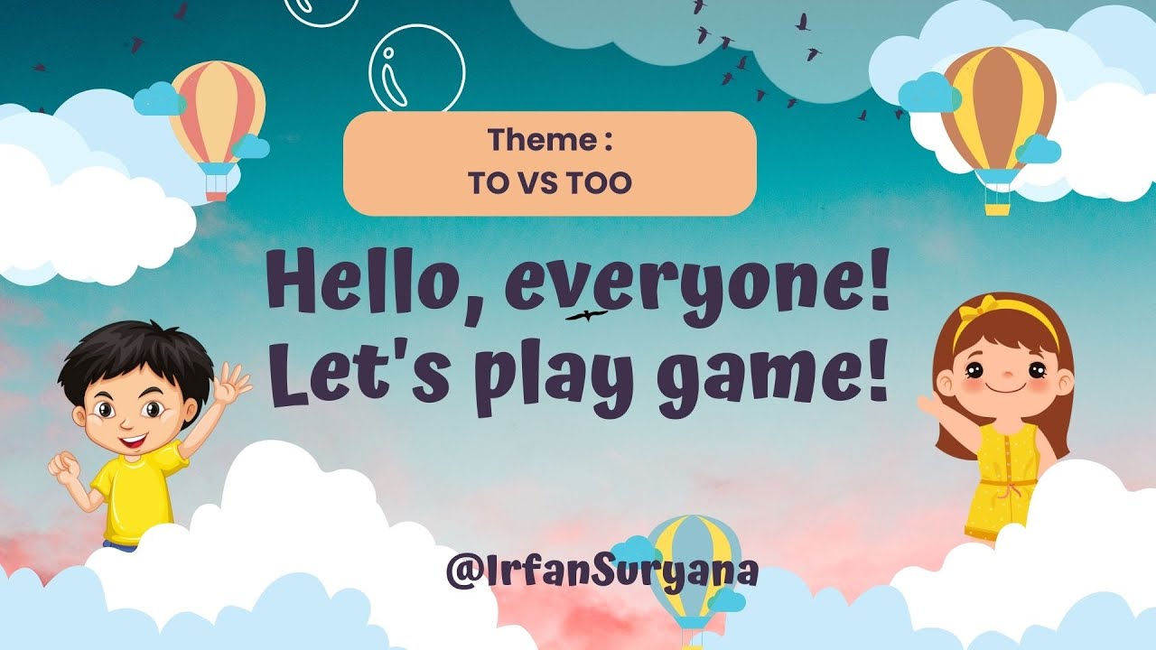 TO or TOO Quiz | Grammar Quiz for ESL and English Learners | ESL Games | Confusing Words in English