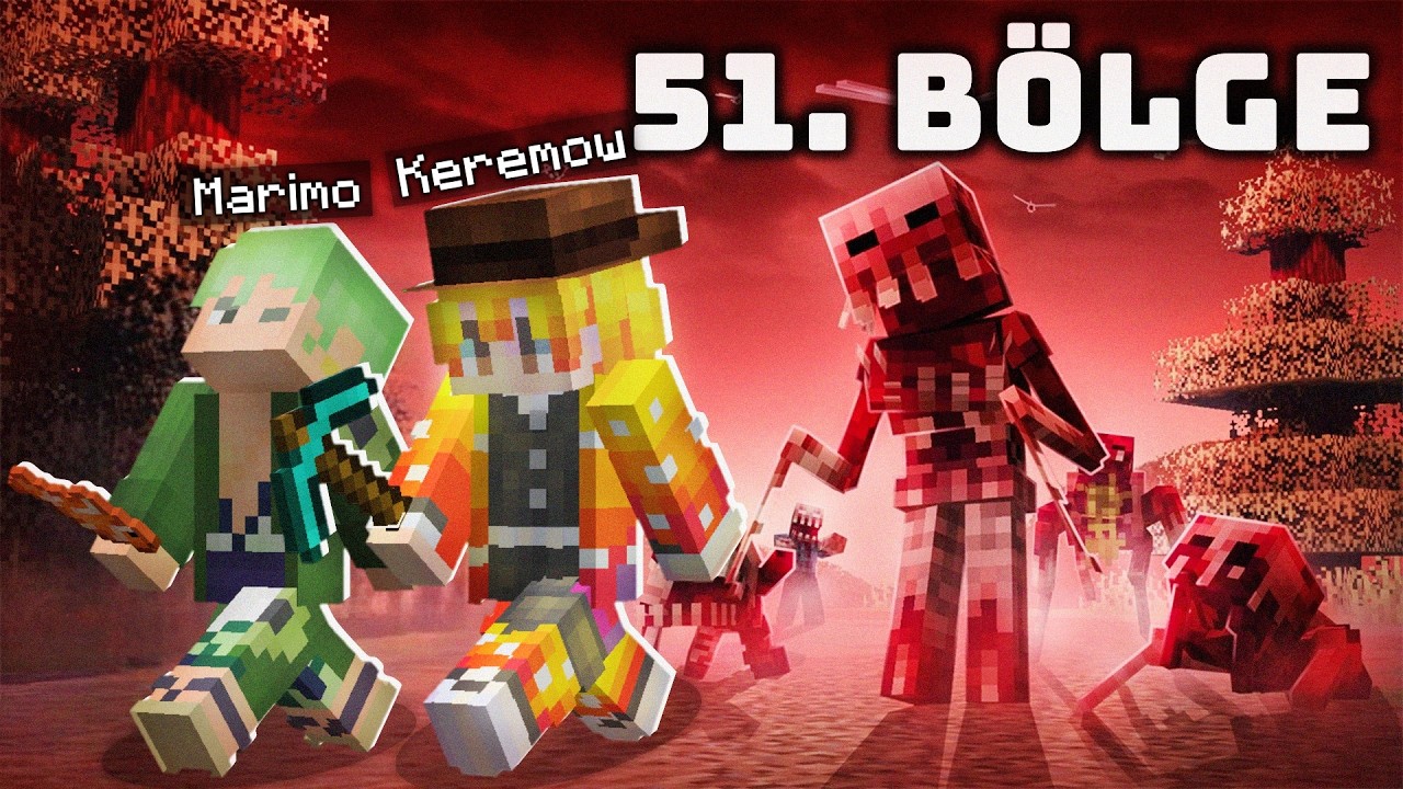 Minecraft'ta Korkun&ccedil; 51. B&Ouml;LGEYE Girebilecek Miyiz?