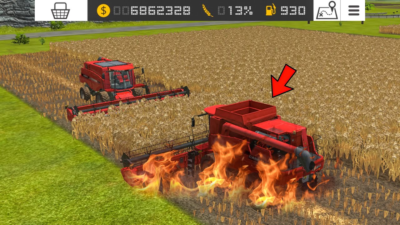 Grain Tank Full With Wheat In Fs16 | Fs16 Multiplayer | Timelapse |