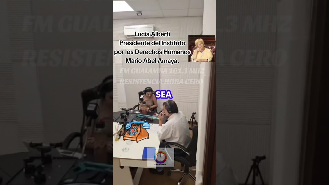 Lucía AlbertiPresidente del Institutopor los Derechos HumanosMario Abel Amaya.