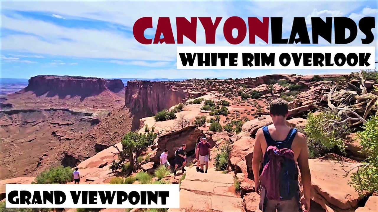 TOP CANYONLANDS Points !! WHITE RIM OVERLOOK, ORANGE CLIFFS, GRAND VIEWPOINT OVERLOOK, GREEN RIVER