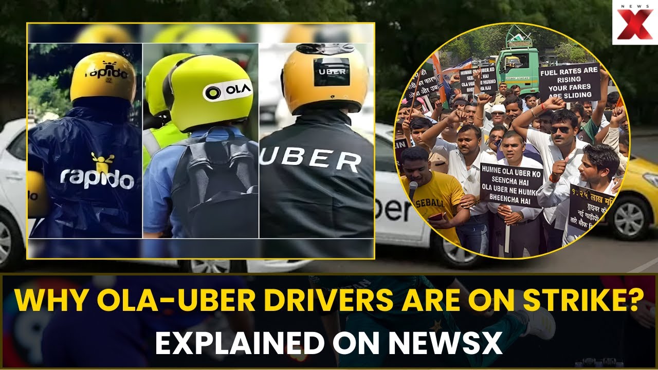 Ola, Uber Strike Today: App-Based Drivers Protest at Jantar Mantar, Demand Minimum Base Fare | NewsX