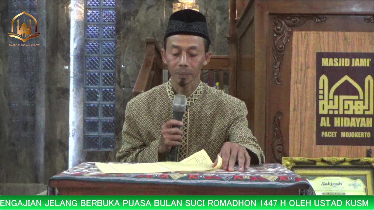 PENGAJIAN JELANG BERBUKA PUASA  ROMADHON MASJID AL HIDAYAH PACET  1 MARET  2026