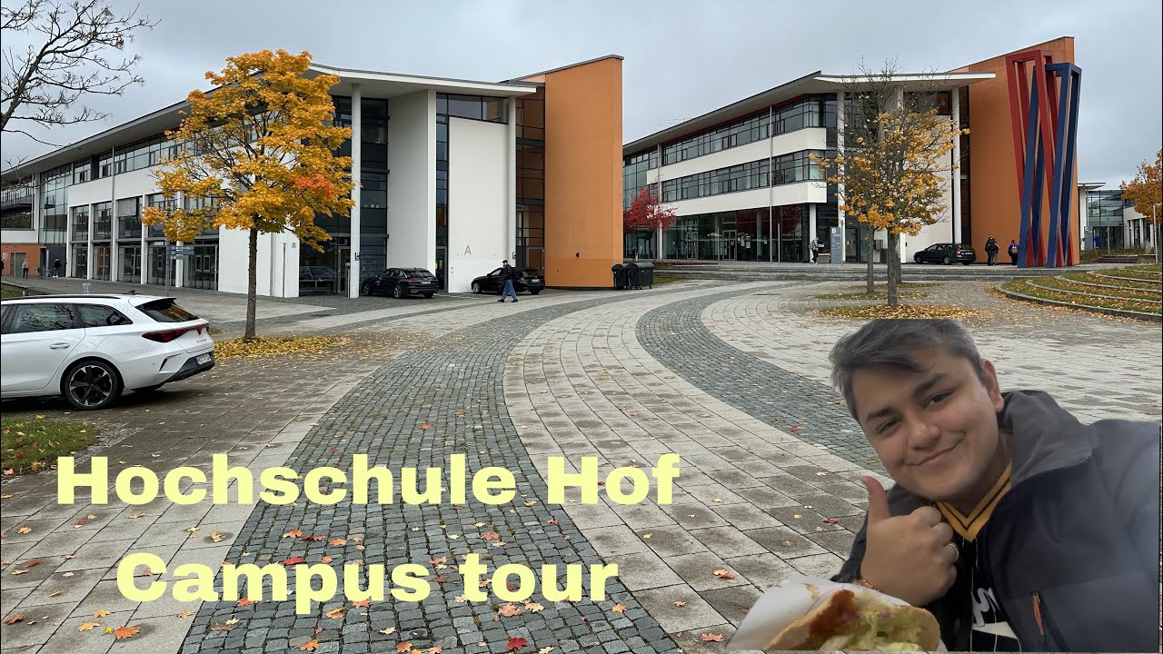 German University Campus Tour || Hochschule Hof || German D&ouml;ner 
