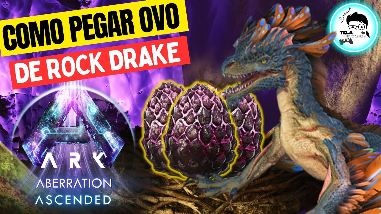 COMO PEGAR SEU PRIMEIRO OVO DE ROCK DRAKE NO ABERRATION - ARK ASCENDED(ASA)