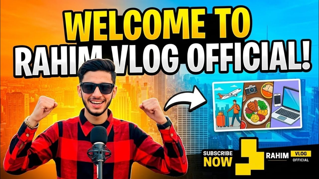 My Frist Vlog On youtube:$👑👑@rahimvlogofficial👑