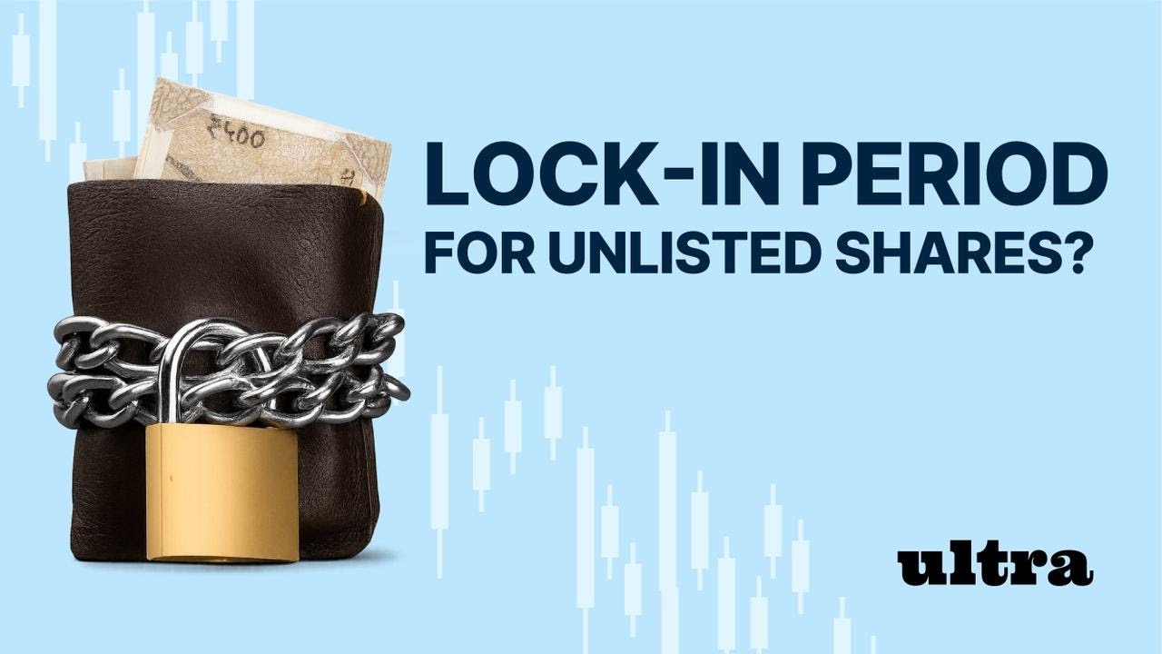 Is there a lock-in period for unlisted shares?