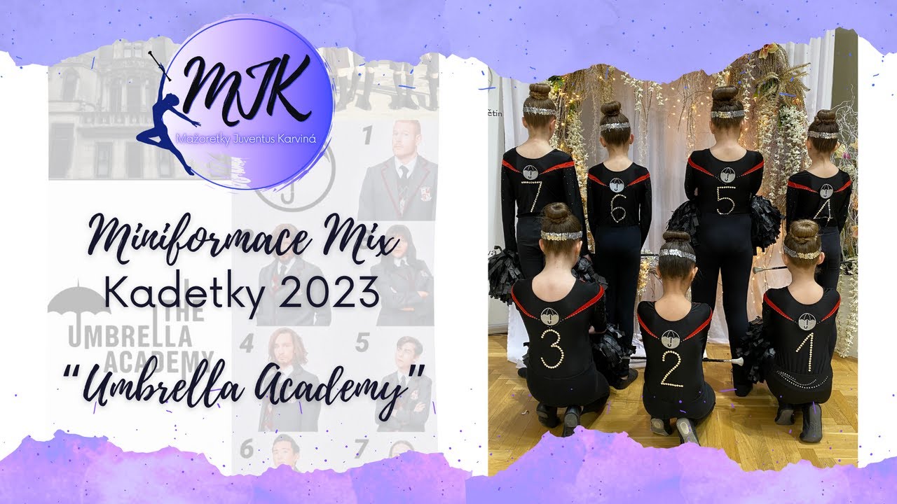 Mažoretky Juventus Karviná - miniformace mix kadetky 2023