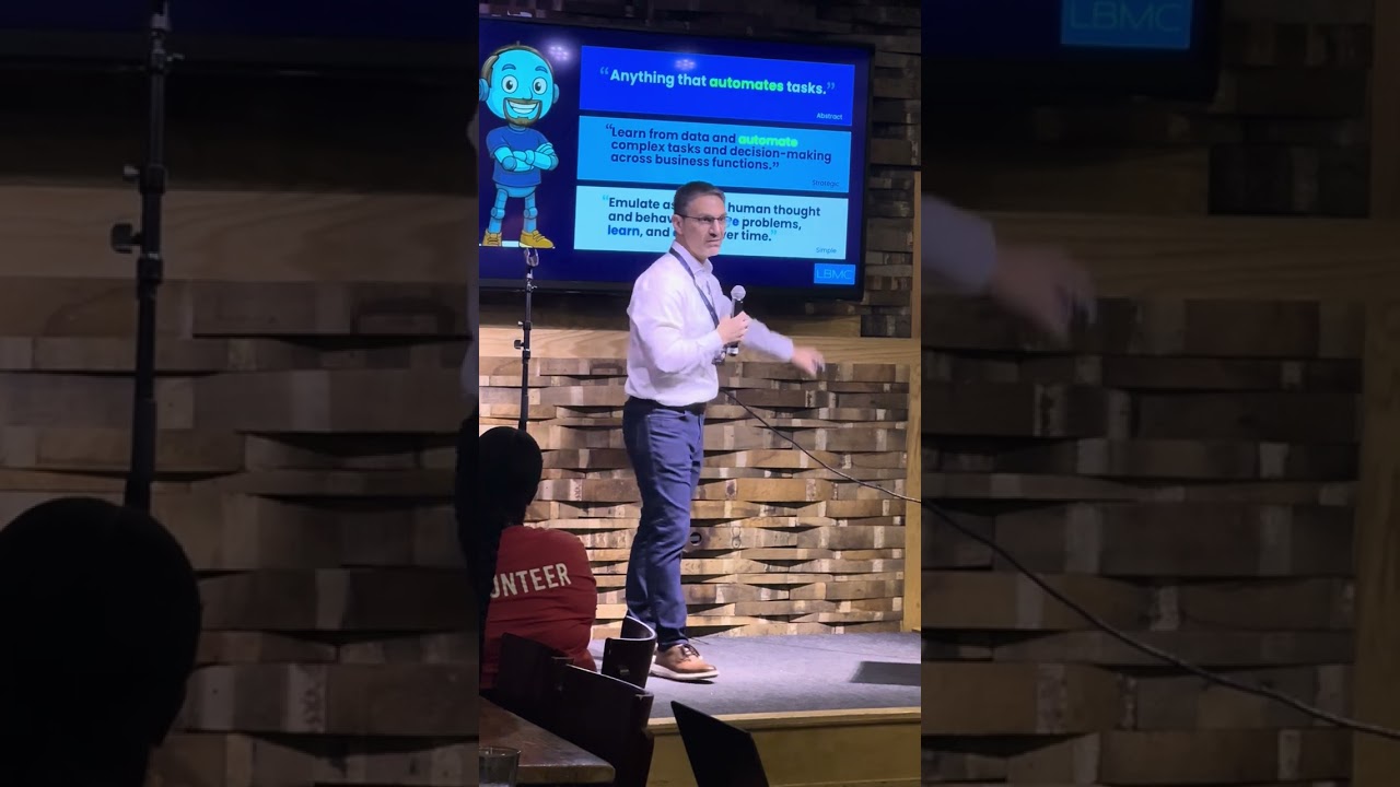 Great job to Charlie Apigian in demoing our AI platform LBMC - AI Flow.  May 16, 2025