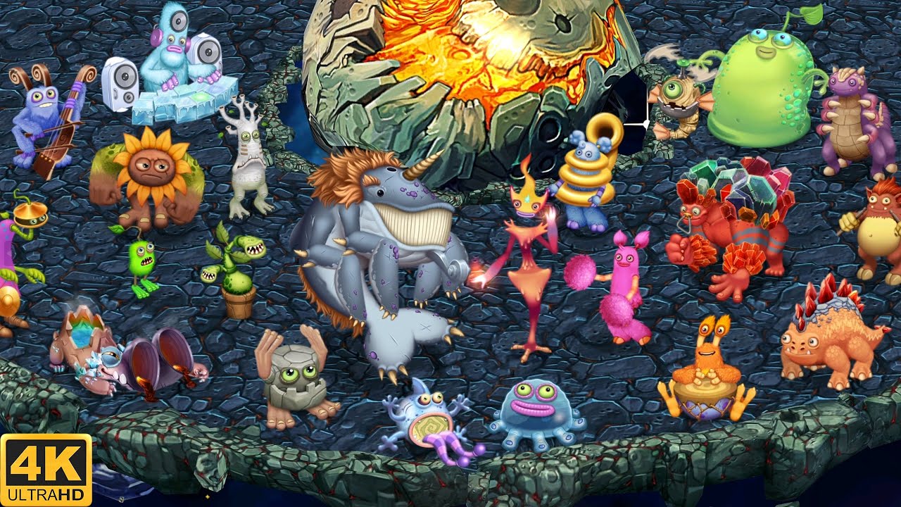 Bowhead on Space Island  - Full Song (My Singing Monsters: Dawn Of Fire) 4K