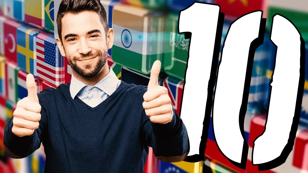 10 NAJPROSTSZYCH języków obcych [TOPOWA DYCHA]