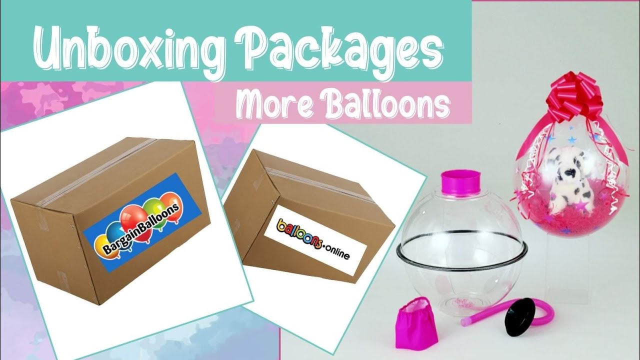 Unboxing more balloons & Puff N Stuff balloon stuffing machine 🎈