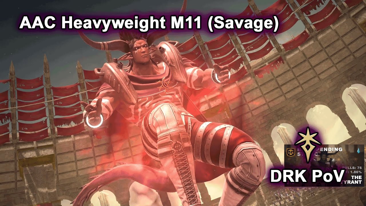 M11S Clear - DRK MT PoV - AAC Heavyweight M11 (Savage) | FFXIV