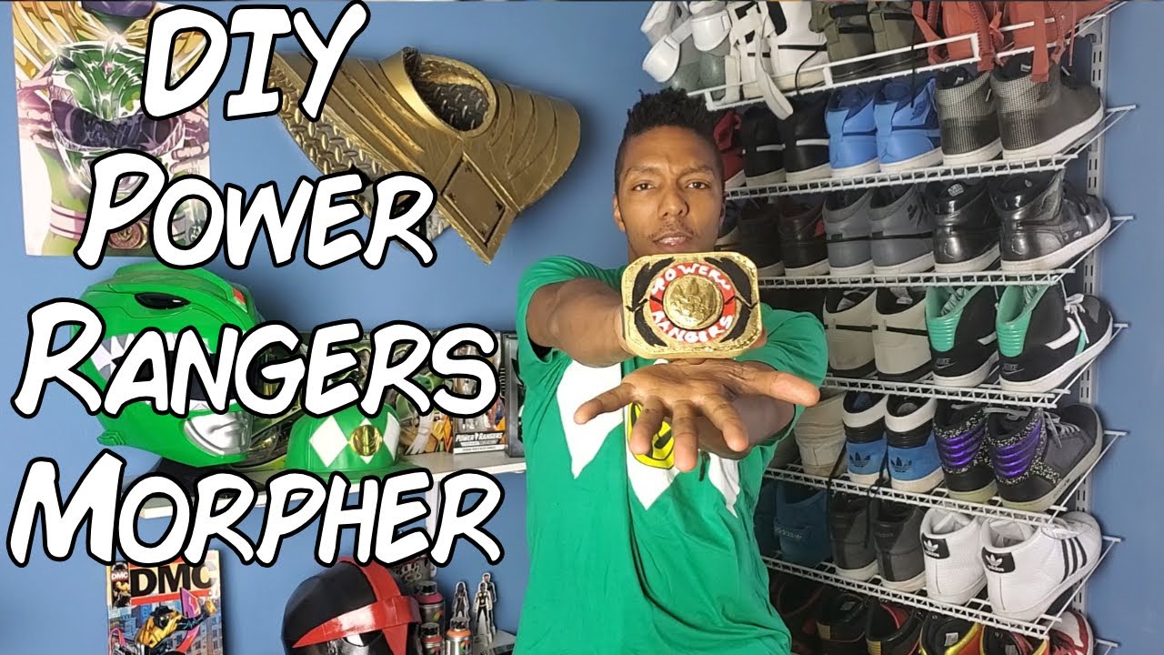 DIY Green Ranger Morpher (cardboard) - Mighty Morphin Power Rangers - Cheap & Easy
