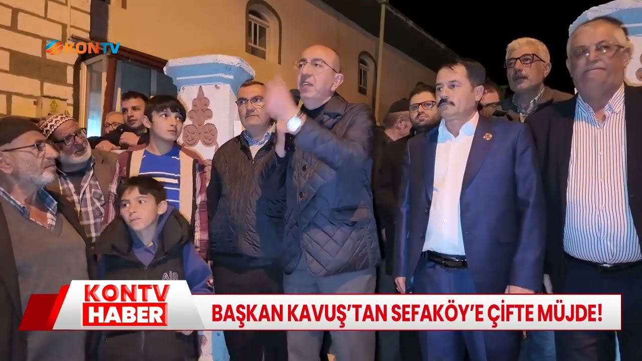 Başkan Kavuş'tan Sefaköy'e çifte müjde!