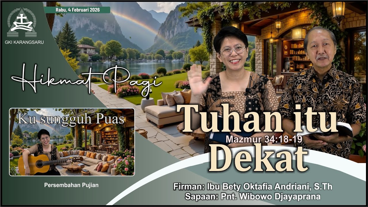 HIKMAT PAGI | Rabu, 4 Februari 2026 | Ibu Bety Oktafia Andriani, S.Th