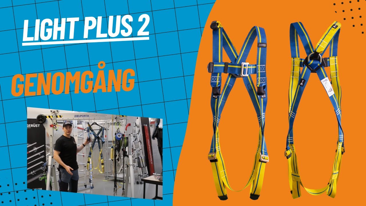 Fallskyddssele Light Plus 2 | Kort genomg&aring;ng av St&auml;llningsprodukter.se