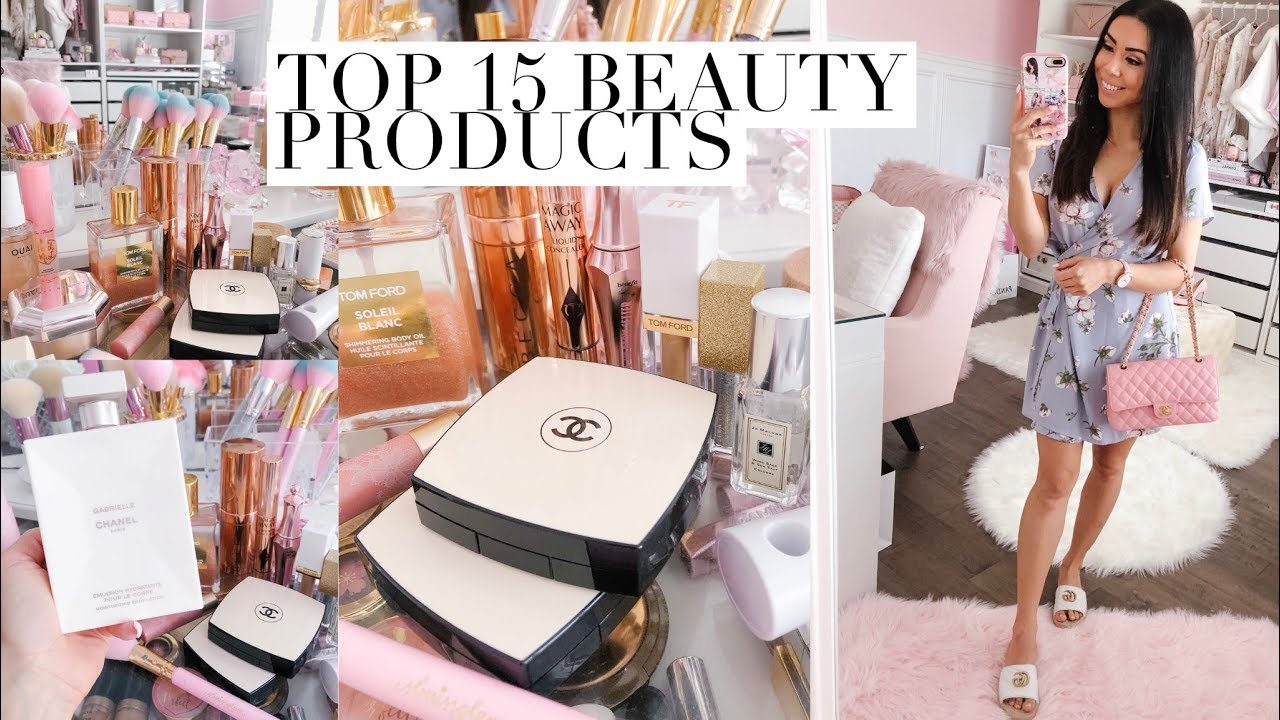 MY TOP 15 BEAUTY PRODUCTS!💕AND CHANEL BEAUTY HAUL!💕
