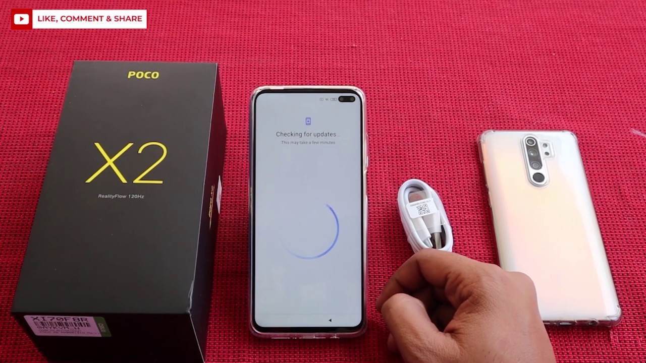 POCO X2 Unboxing & First Boot Video