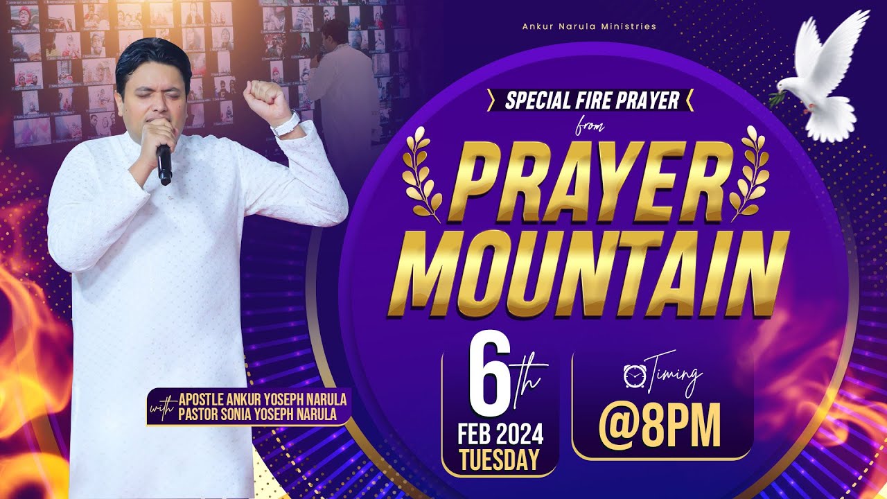 LIVE HEALING PRAYER HOUR FROM PRAYER MOUNTAIN (06 -02-2024) || Ankur Narula Ministries