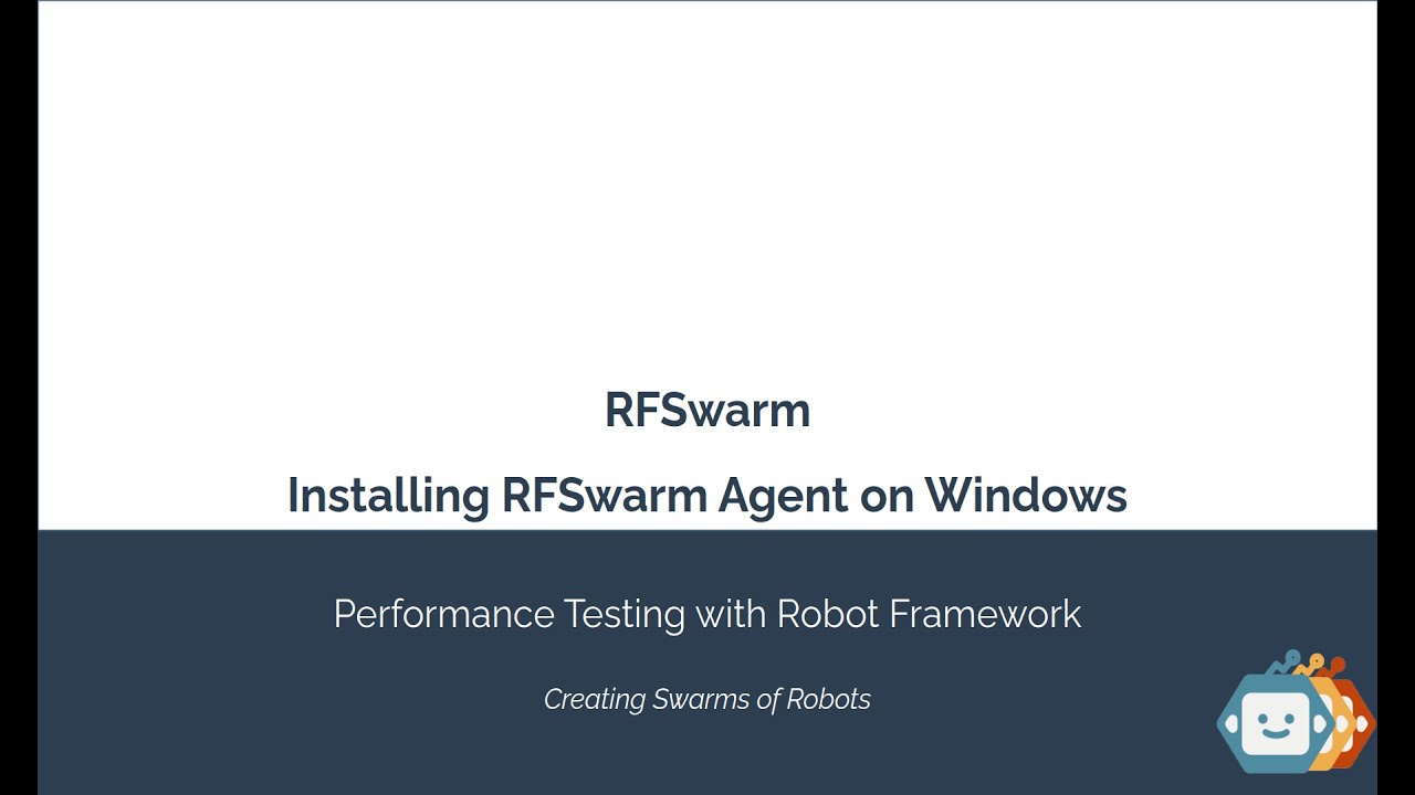 Installing RFSwarm Agent on  Windows