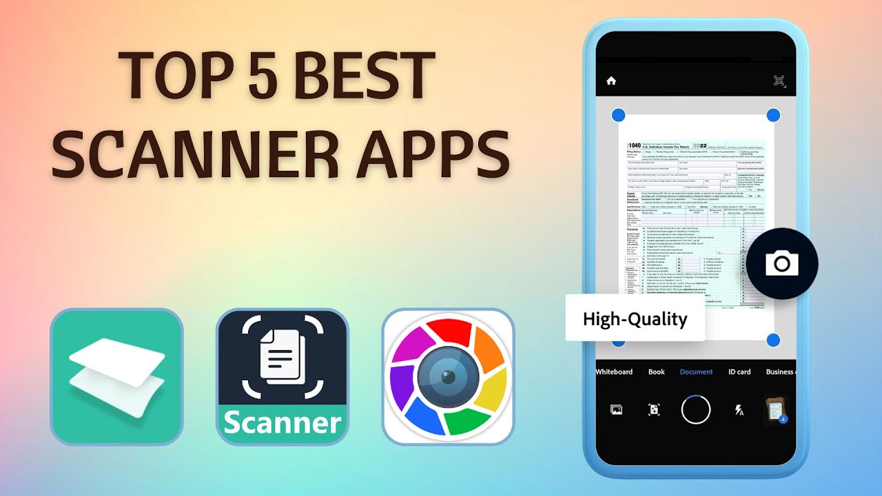 Top 5 Best Free Scanner Apps for Android | CamScanner Alternatives