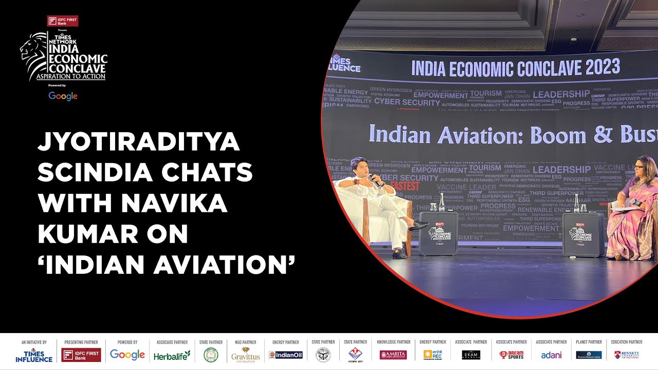 Union Minister Jyotiraditya Scindia On Journey, Growth & Challenges Of Indian Aviation | IEC 2023