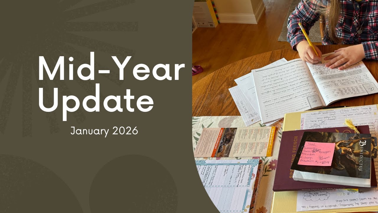 Mid-year homeschool update and a chat
