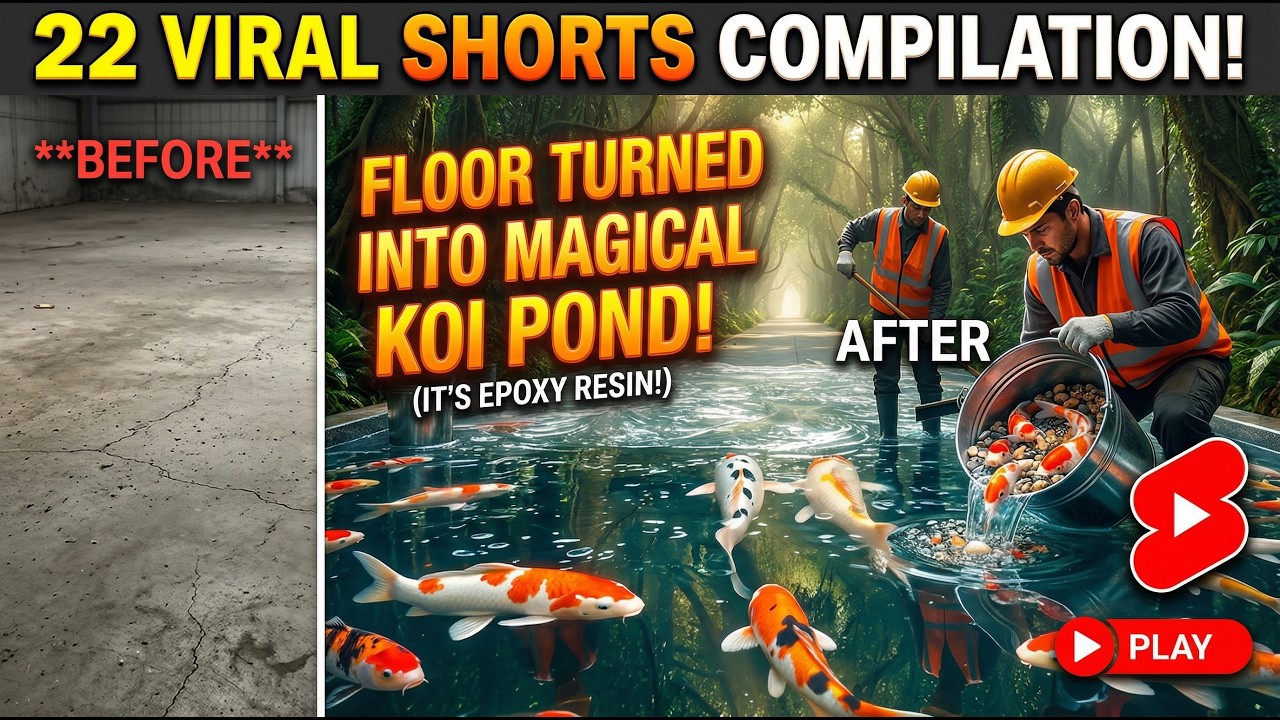 These Epoxy Marble Floors Will Blow Your Mind 😱 | 22 Satisfying Transformations